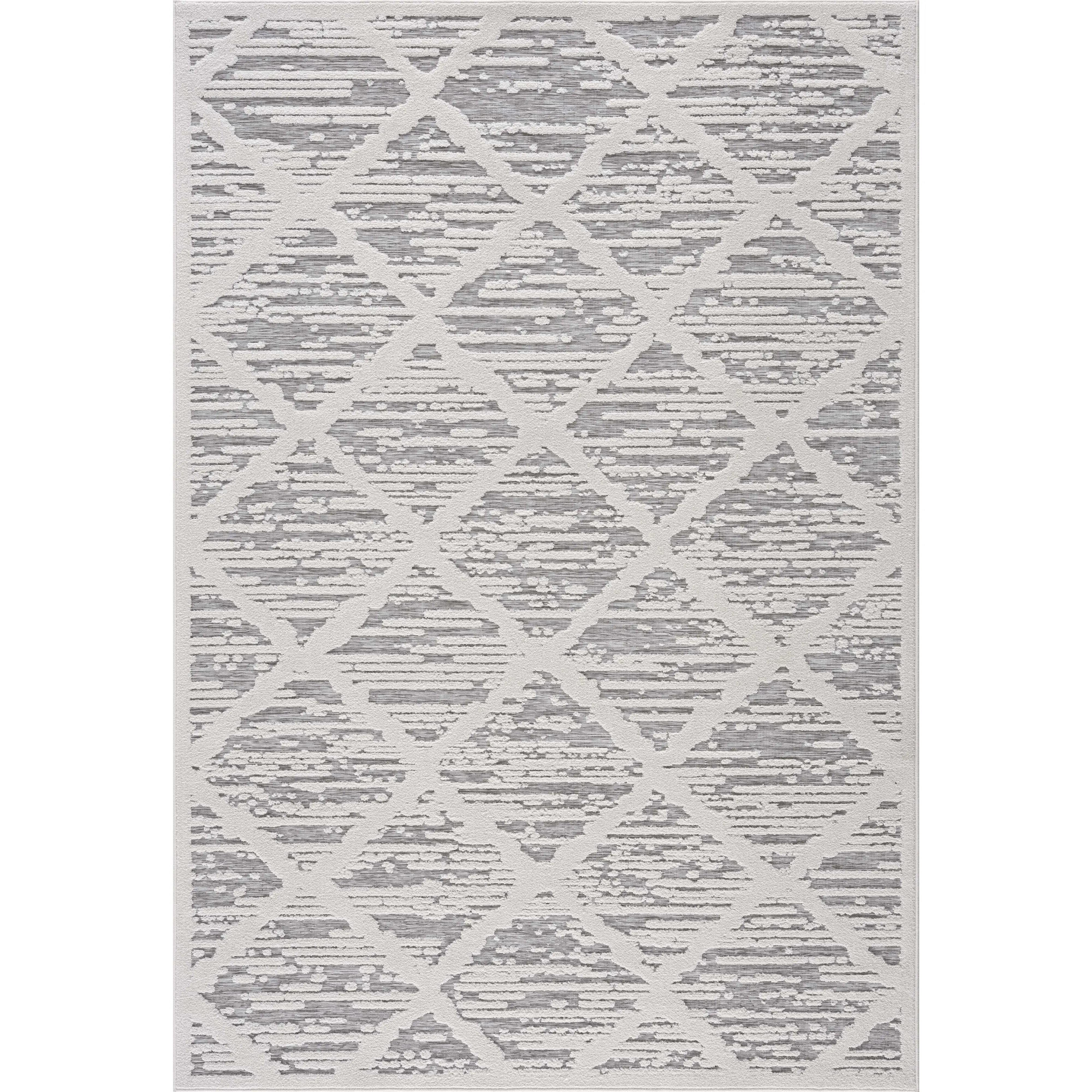 Gambang 3D Trellis Area Rug - Clearance