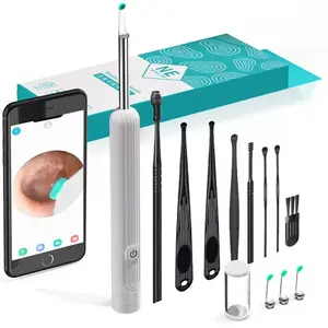 Electric Earwax Removal Kit, 1 Set Intelligent Visual Ear Pickers, Ear Camera Otoscopes, Ear Cleaning Kit, Ear Cleaner