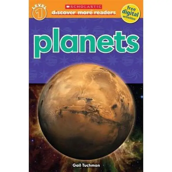 USED Book - Scholastic Discover More Reader Level 1: Planets by Gail Tuchman (Paperback) - english