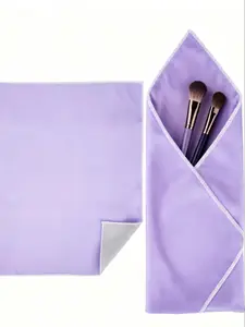 Foldable Thickened Multi-Purpose Computer Laptop Protection Cover Camera Magic Tape Patch, Travel Cosmetic Bag Brush Pouch, Durable & Versatile Storage Solution