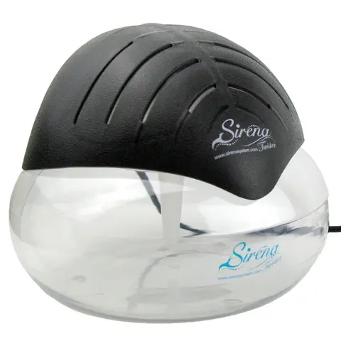 Sirena Original Twister Water Air Purifier & Aroma Diffuser - Household Items, Room Gadgets, Compact Design, Round Base, 2.86 lbs, 7-Color LEDs, Freshens Air, Creates Calming Atmosphere, ETL Certified for Home & Office Use