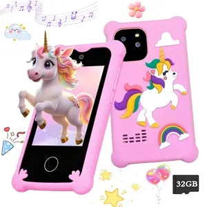 Children's Learning Toy Phone 2.8-inch Screen - Digital, Alphabet, Fun Games, Story Early Education, Suitable for Interactive Enlightenment of Children Aged 3-12, Learning Tool