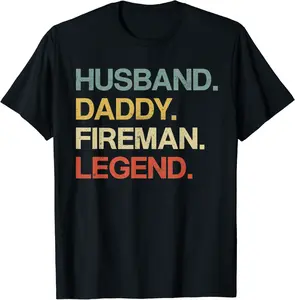 Mens Dad Firefighter Costume For Men Fireman Fathers Day T-Shirt - Antonioja Shop 87B09LD2FRTZ