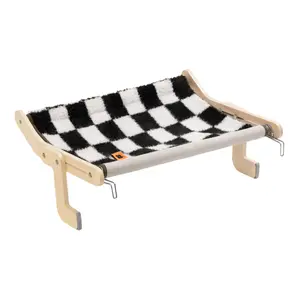 Double-Sided Cat Window Perch, Large Indoor Cat Hammock Window Seat Bed Shelves, No Drilling, No Suction Cup