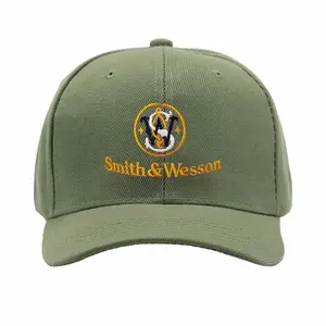 Vintage Smith and Wesson Hat 90s Snapback Adjustable Cap Shooting Hunting FLAWED BRIM H18 Unisex baseball cap Polyester Cap