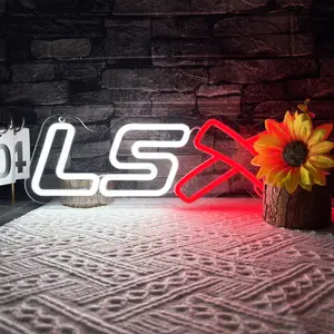 Lsx Neon Sign. Best Decoration for Garages, Workshops, Or Any Car Enthusiast's Private Space. A Modified Style Wall Decoration And The Best Gift for Men