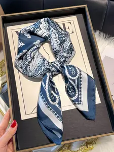 Women's Ditsy Floral Print Bandana, Casual Soft Comfortable Fashionable Scarf for Daily Wear, Fashion Accessories for Women & Girls