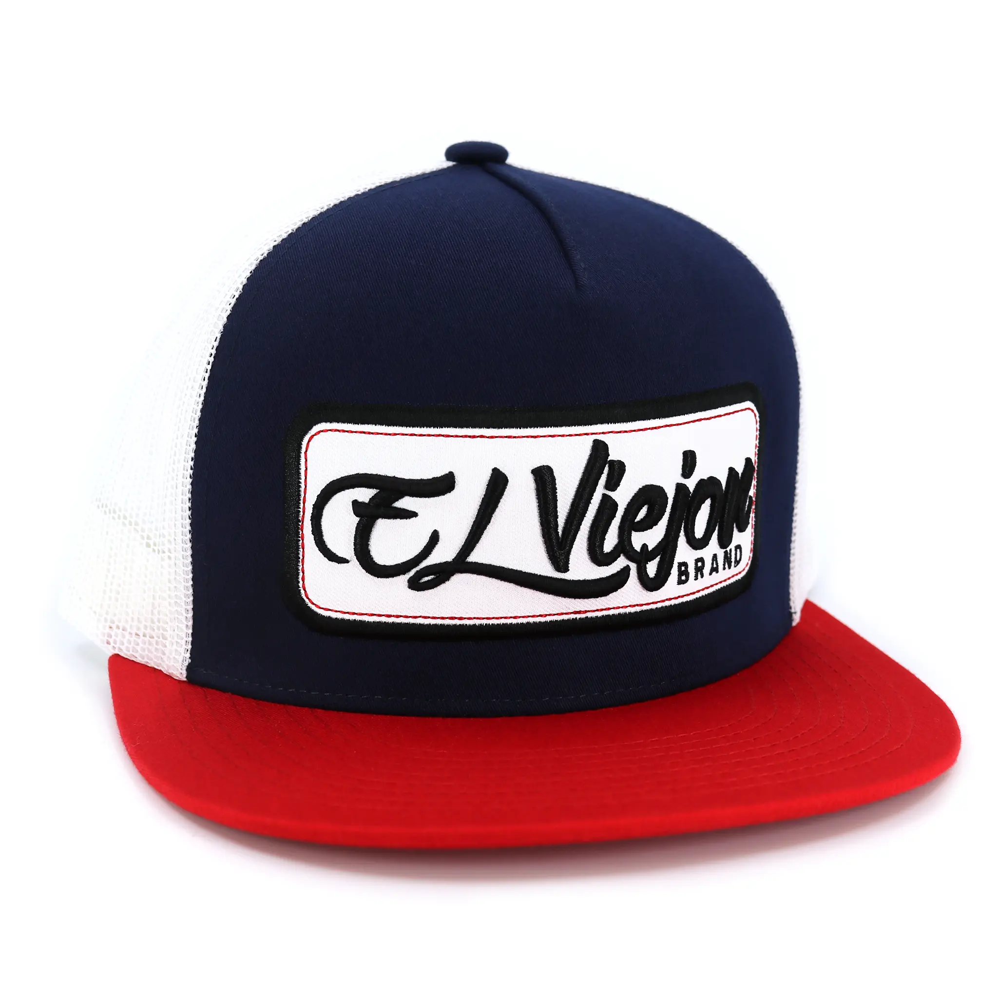 EVPatch Red/Navy/White flat visor hat