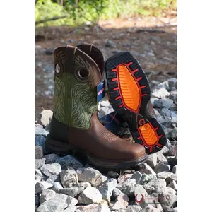 DURANGO MENS WORK BOOT MAVERICK XP DARK BROWN GREEN TUBE DDB0177