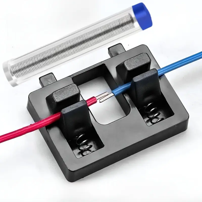 2pc Fixture+tin Adjustable Suction Bracket Welding Wire Fixture, Welding Table Clamp for Motherboard Soldering, Soldering Tools Locator