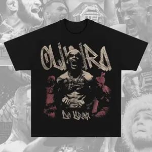 Charles Oliveira Tee Do Bronx UFC MMA Fighter Tee, Premium UFC Graphic Tee UFC Shirt, Fighter Graphic T-Shirt, Retro Soft Cotton MMA Shirt, Short Sleeve Crew Neck, Retro Soft Cotton MMA Shirt, Perfect Gift for UFC & Sports Fans