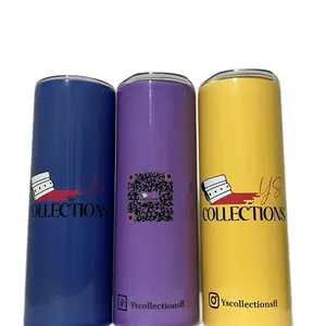 Vscollectionsli Tumbler 20oz Térmico - Cold 24h & Warm 10h - Available in Blue, Purple & Yellow - Bottle, Drinkware