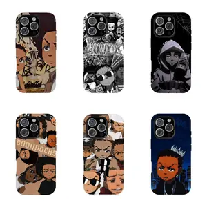 Boondocks Riley's Cartoon-Theme Durable Protective Phone Cases for iPhone 11-16 - Shockproof & Wear-Resistant Glossy Finish - Cool Gift for Easter, Christmas, Halloween, or Birthdays