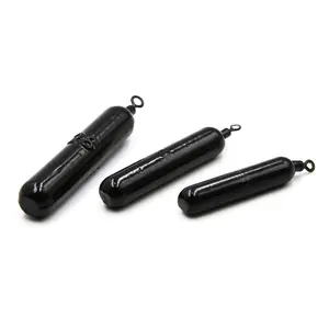 Drop Shot Weights with Swivel Black 10 Pack