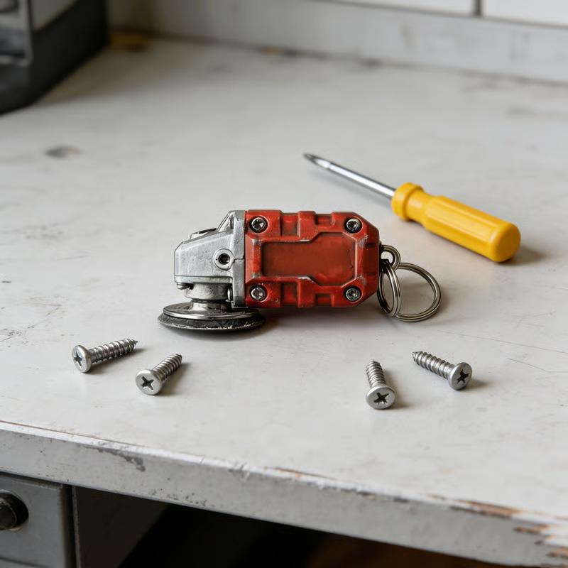 2-in-1 Makita-inspired mini grinder keychain accessory