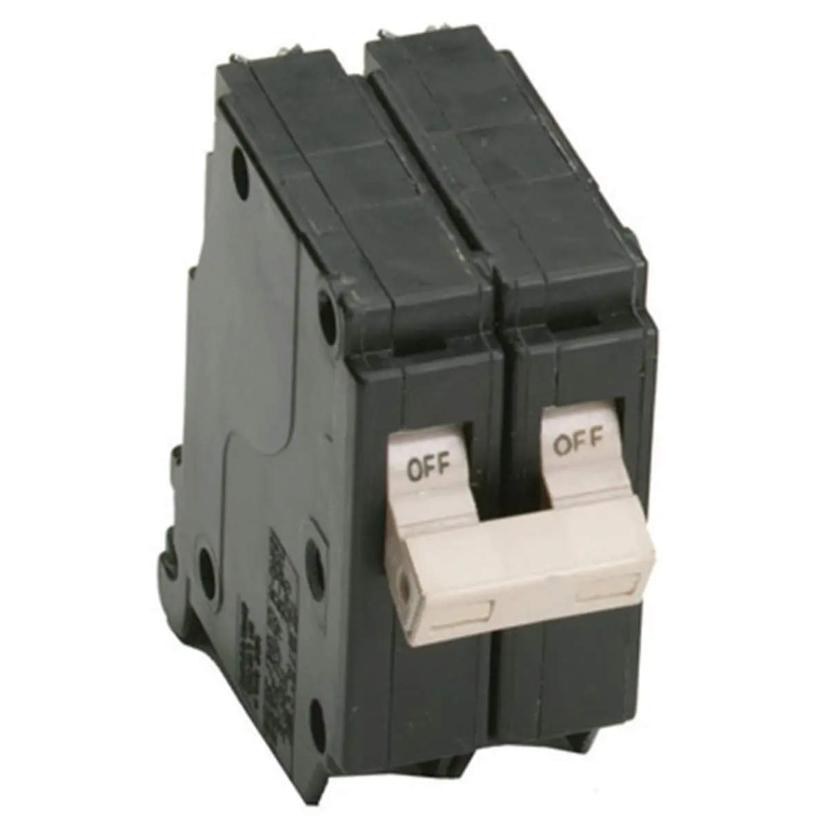 Eaton CHF240CS Bolt-On Double Pole Circuit Breaker - 40A, Wide Rectangular Design, 6x4x2.25" Dimensions, 1.5" Size, 0.52 lbs, Wide Design
