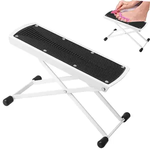 Foldable Pedicure Foot Rest, 6 Heights Adjustable Foot Stand Pedicure Tool, Non-Slip Sturdy Beauty Footrest for Easy-at  Pedicures, Pedicure Stool Assistant for  Foot  Bath