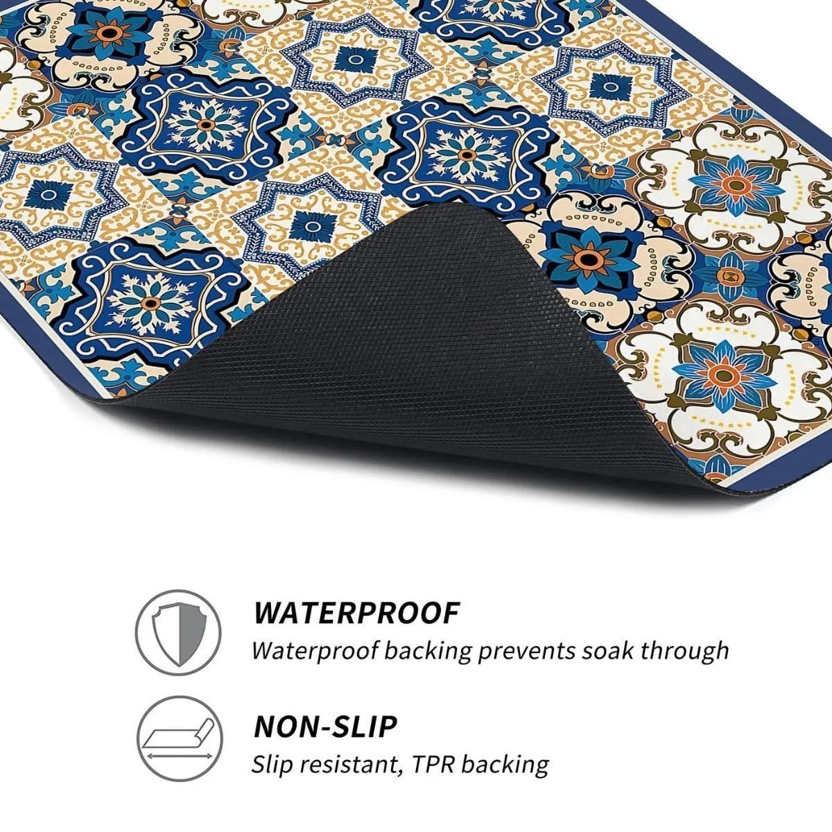 Silicone Washer Dryer Top Cover Mat 23.6x19.7 Inch Non Slip Washing Machine Protector for Home Kitchen Laundry Room Organization