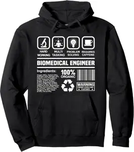 Biomedical Engineering Gift | Funny Biomedical Engineer Pullover Hoodie