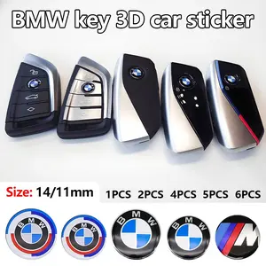 Car Key Emblem Decal Sticker, Custom Replacement Logo Patch, Remote Control Key Button Beauty Patch, Easy Install No Scratch Accessory，For BMW G30 G20 G32 G11 G12 F40 F30 F20 F10 E46 E90 E92 E60 E39 E36 E87 E53