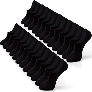 IDEGG No Show Socks Women 12 Pairs Casual Low Cut Anti-slid Athletic Socks with Non Slip(12*Black) Womenswear Comfort