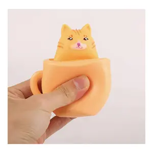 Pop Up squeeze toy in a tea cup