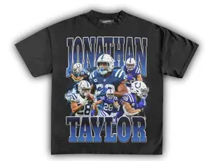 Jonathan Taylor T-Shirt Tee Graphic, Soft Fashion Cotton, Every Size and Color, Unisex Casual Wear, Essential Trending Streetwear for Fans retro vintage graphic tee gift t-shirt