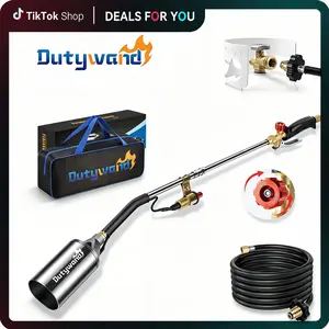 【Fathersdaygift】Dutywand Heavy Duty Propane Torch Weed Burner, High Output Portable Propane Torch with Turbo Trigger Push Button Igniter & 10 FT Hose, Ideal for Weeding, Roof Asphalt, Melting Ice Snow, Road Marking, SummerVibes #fathersdaygift fathersdayg