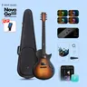 Enya Music Electric Guitar Nova Go Sonic - Smart Portable Carbon Fiber Electric Guitarra with 10W Wireless Speaker, Onboard Presets (Clean/Overdrive/Crunch/Lead), Alnico Humbuckers, USB-C OTG, Portable multifunction rig for busking & home studio