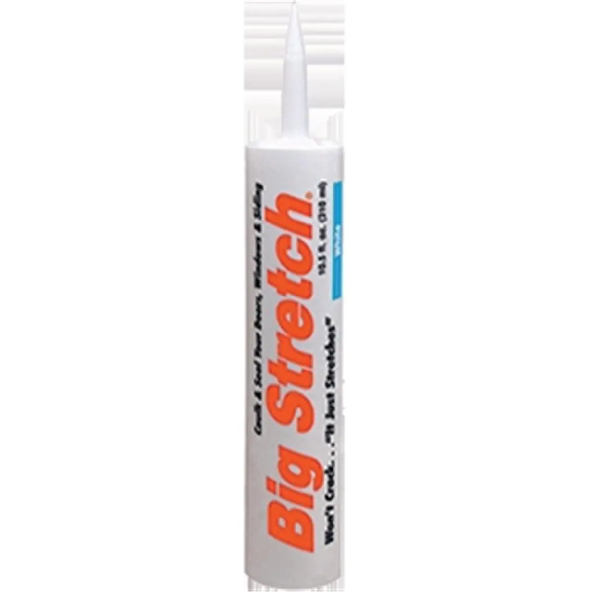 Sashco 10016 Big Stretch Caulk - 10.5 oz White Paintable Latex-Base Sealant, Pack of 12, Incredible Adhesion, Lasts Longer for Door Gaps, Siding Sealing