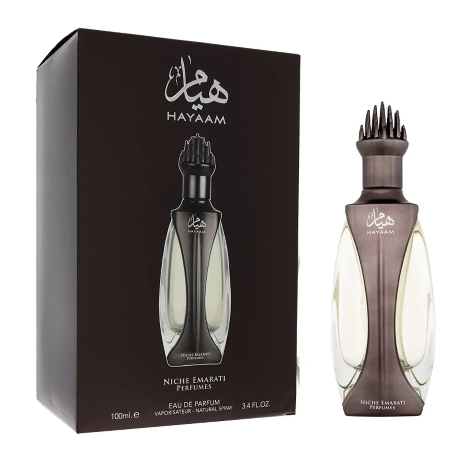 Lattafa Niche Emarati Hayaam for Unisex Eau de Parfum Spray, 3.4 Ounce