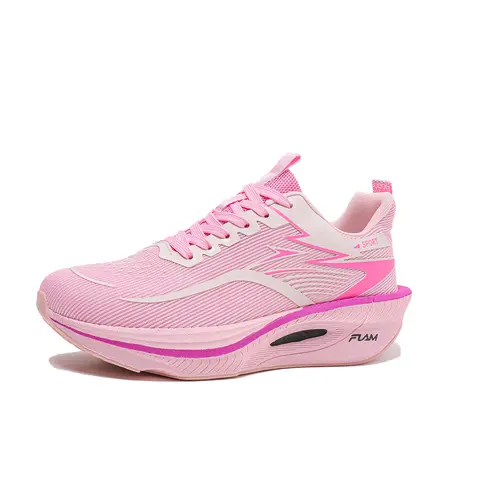 Women's ActiveBreeze Lace-Up Athletic Running Trainers - Breathable Fabric Women's Shoes, All Seasons Sneakers with Cushioned Non-Slip Sole, Sporty Chic Gym Footwear