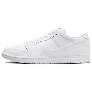 Nike Dunk SB Leather Low Pro Triple White Sneakers for Men and Women Trending Shoes, House White Official Shoes to Get / Maison Mihara Verifiable, with credentials and supporting global authentication