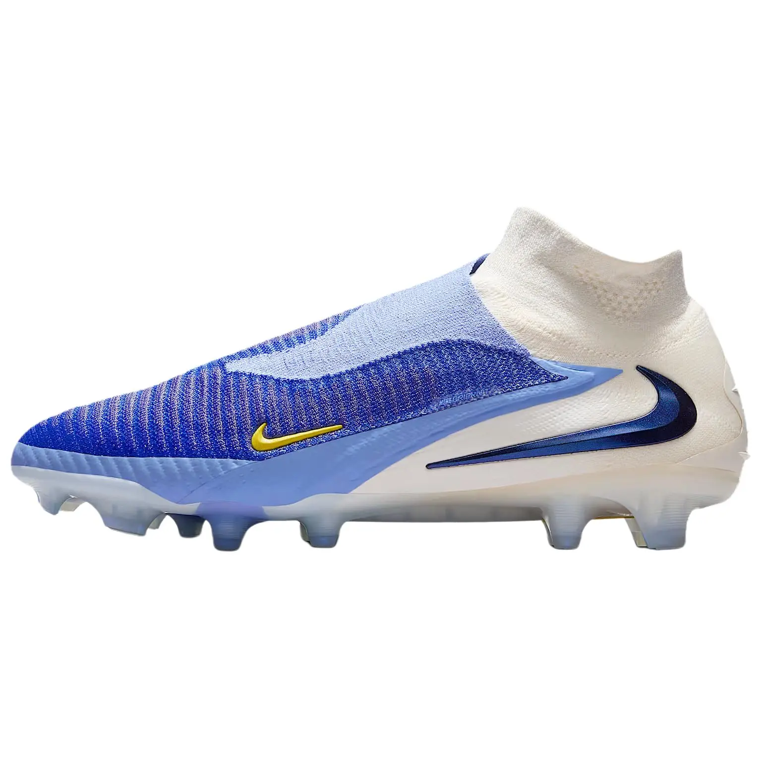 Nike Phantom 6 High Elite FG Fear Nothing Pack Comfort Soccer Cleats Unisex Racer Blue Dark Obsidian HQ2328-400