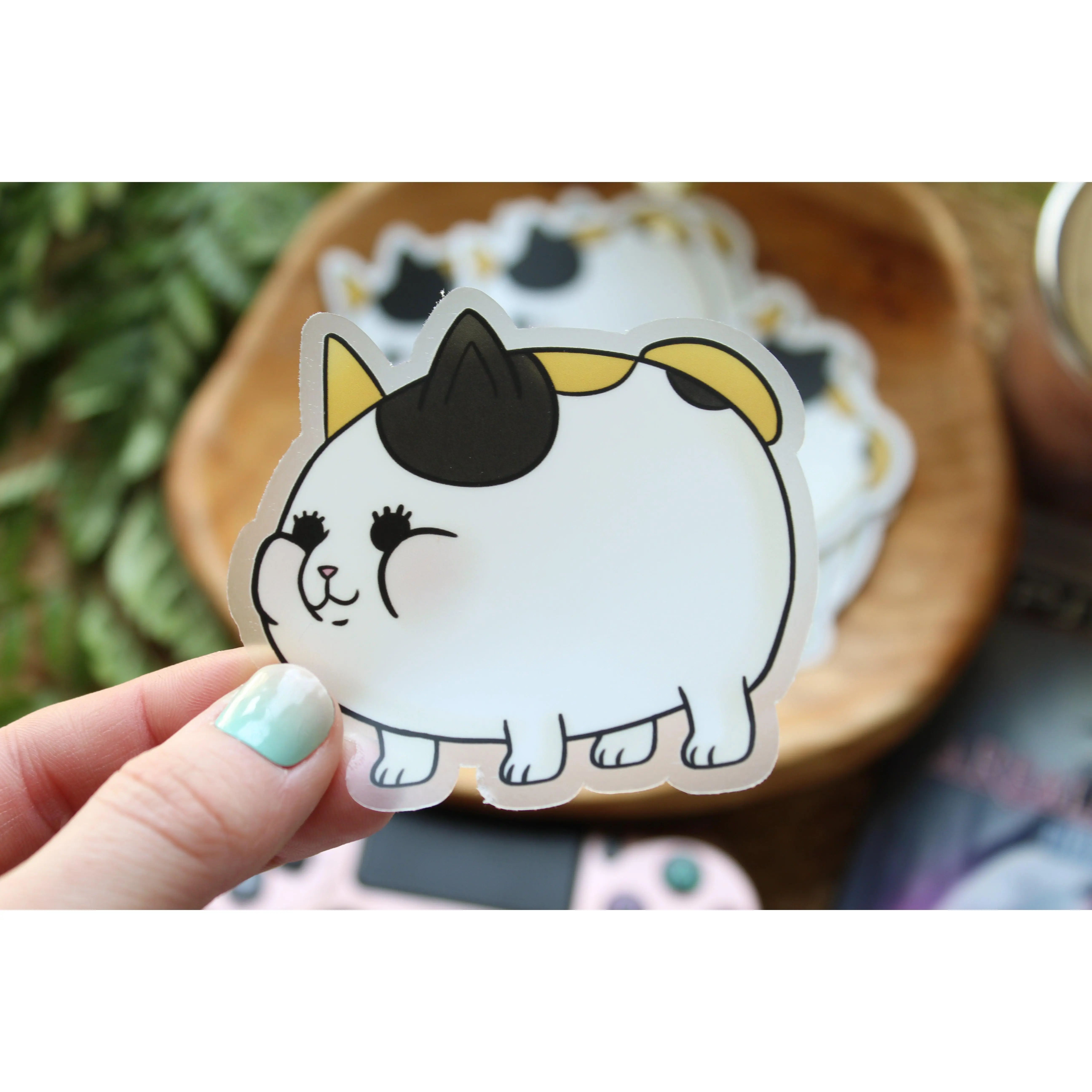 Final Fantasy XIV Fat Cat Minion Waterproof Vinyl Sticker | Matte Finish | 3" x 2.75"
