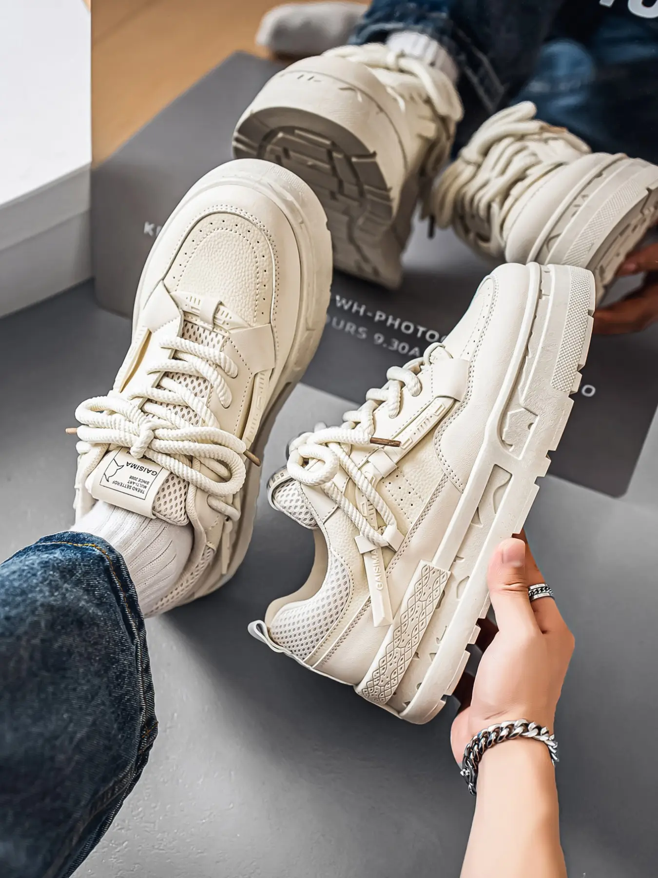 Fashion Trendy Skate Shoes, Casual Sports Sneakers, Student Cool Shoes, Sizes 39-46, Comfortable and Stylish Footwear