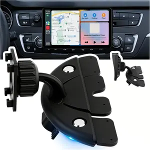 CD Slot Mount for  Screen,Essential CD Mount for  Screen with 360? Swivel & Triangular Support Design,Professional CarPlays CDs Mounts  Accessories