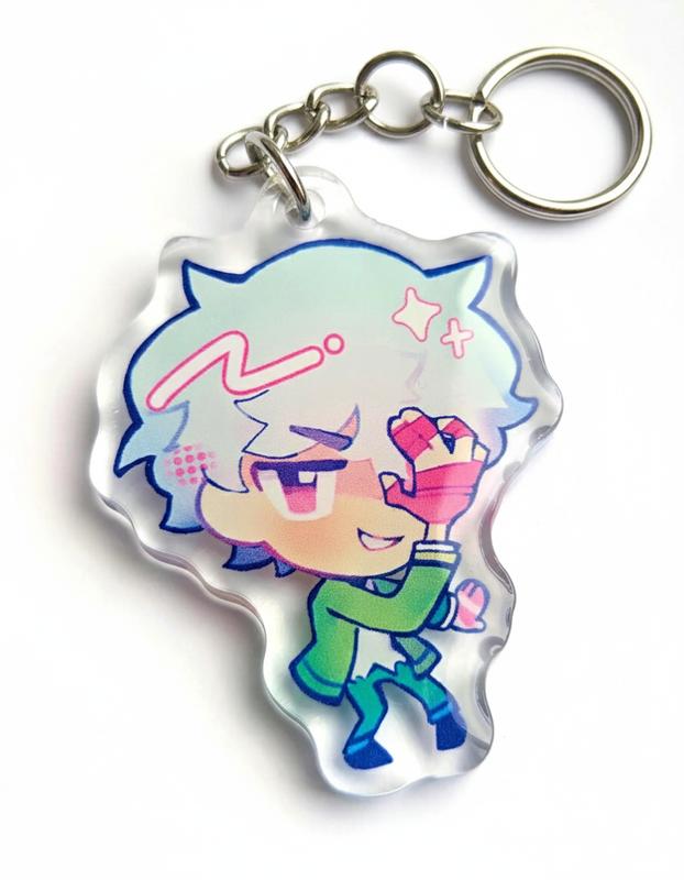 The Disastrous Life of Saiki K Saiki Kusuo Kaido Shun Keychain, Meme Keychains, Keyrings Jewelry Fans GiftCute Game Keyring for Keys Backpack, Fan Gift for Gamers and Friends, Bag Accessories, Kawaii Collectible Gifts