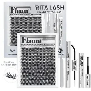 Flaunt |  RITALASH Clusters Upgrade 2.0 Lashes with Ultra-Dense, Waterproof, Long-Lasting Lashes | Venus, Fairy, Flora | Natural Daily, Volume Style, Manga Style | Beginner-Friendly DIY Lashes for a Flawless | Trendy & Must-Have Clusters