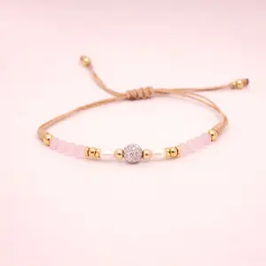 M&D Milk Shake Crystal AB Bracelet