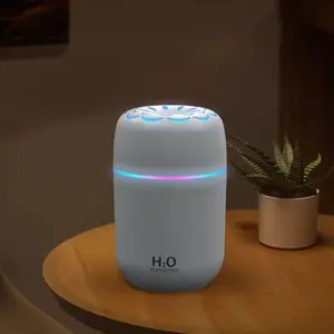Air Humidifier, USB Powered Aroma Diffuser with Colorful Light, Desktop Air Humidifier for Home Office, Home Appliances