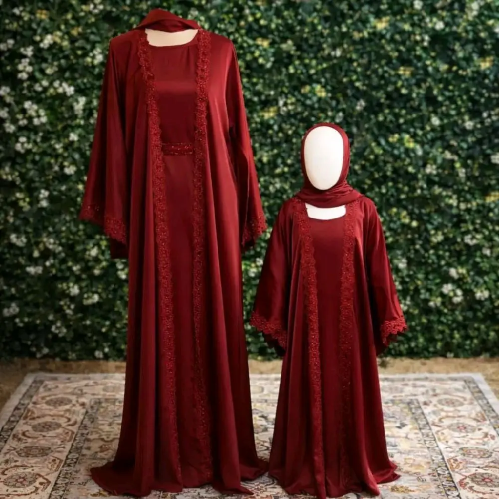 mom and me abaya lace mom and me abaya lace