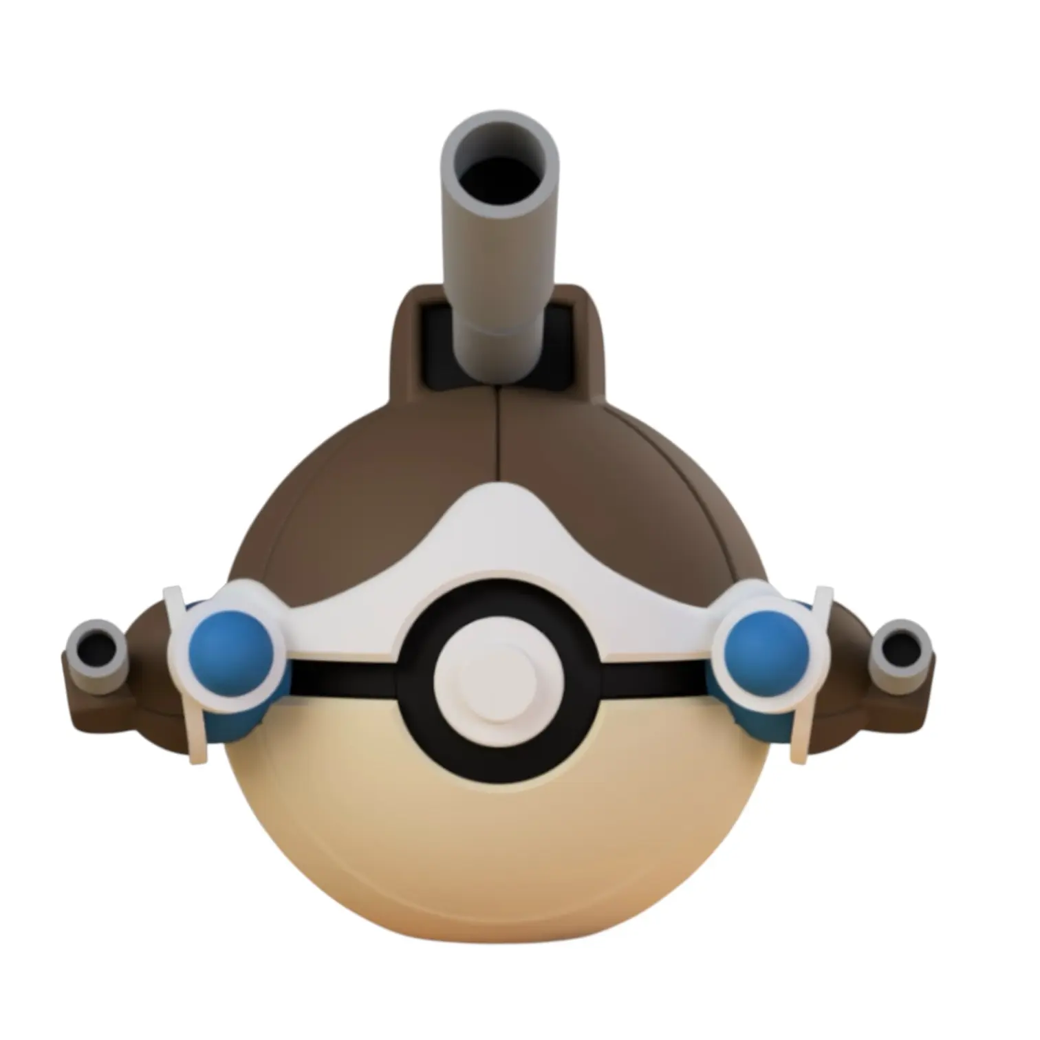 Mega Blastoise Poke Ball - Inspired 3D Printed Collectible