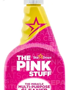 Multi-Purpose Household Stainless Cleaning Spray - The Pink Stuff, Removes Grease, Grime, Stains on Kitchens, Bathrooms, Floors