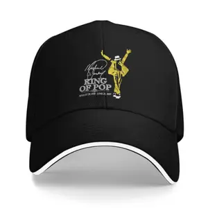 Michael Jackson King of Pop Signature Baseball Cap| Retro MJ Tribute Dad Hat