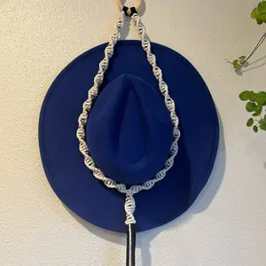 Handmade macrame hat holder
