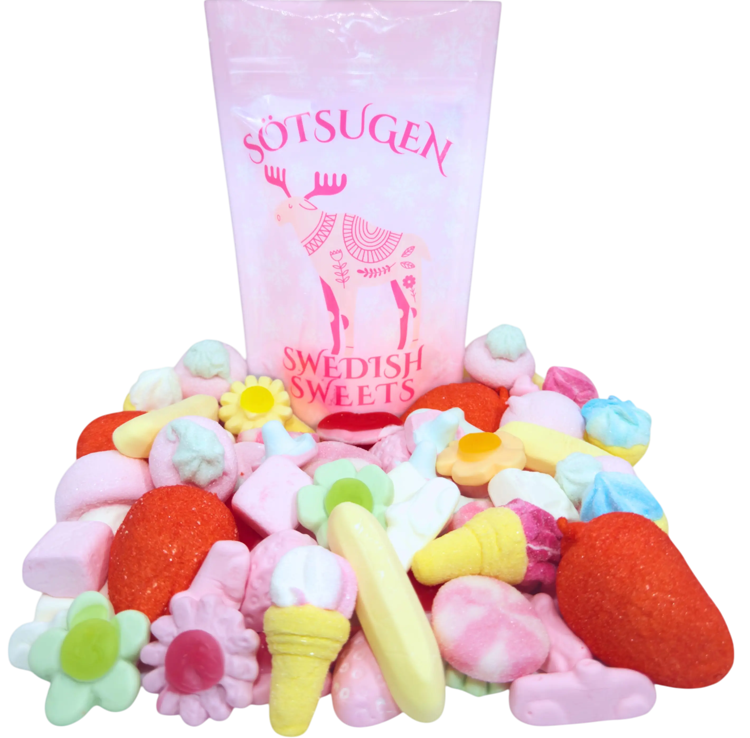 The Swedish Marshmallow Mix - 1/4 lb Snack Bonbon