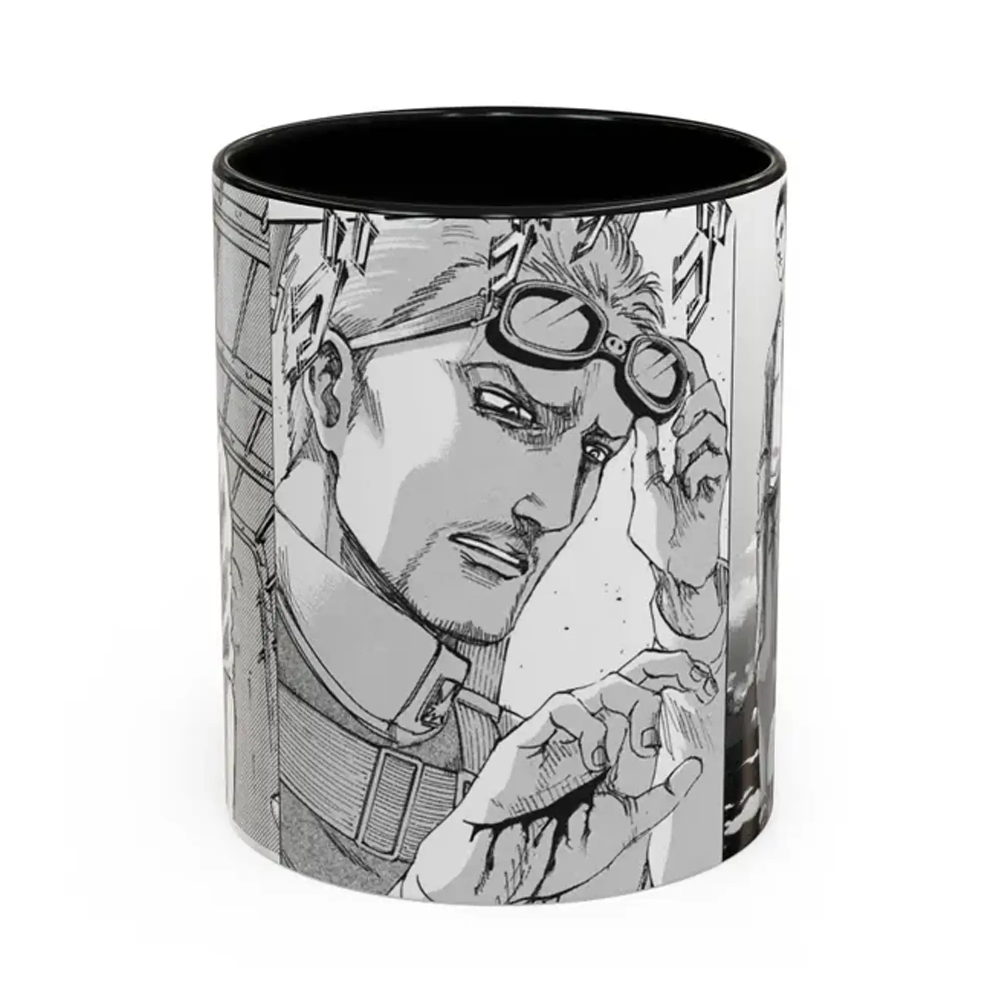 Attack on Titan Mug – Warrior Unit Reiner, Falco, Magath & Porco Manga Panel Design, Gift For Anime Fans