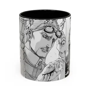 Attack on Titan Mug – Warrior Unit Reiner, Falco, Magath & Porco Manga Panel Design, Gift For Anime Fans