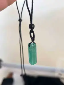 Natural Dongling Crystal Necklace Pendant Jewelry, Daily Wear Accessory, Perfect Gift for Festivals, Brings Good Luck